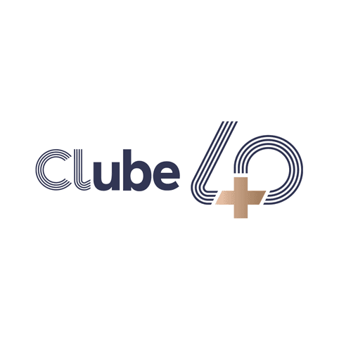Logo de Clube 40+, cliente de BDDB.ag