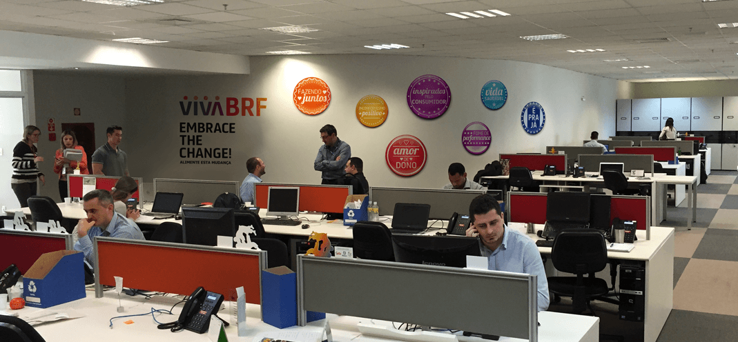 Visual communication at BRF's administrative headquarters