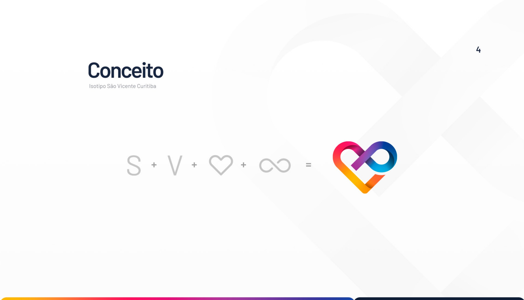 Hospital São Vicente symbol concept: heart and infinity