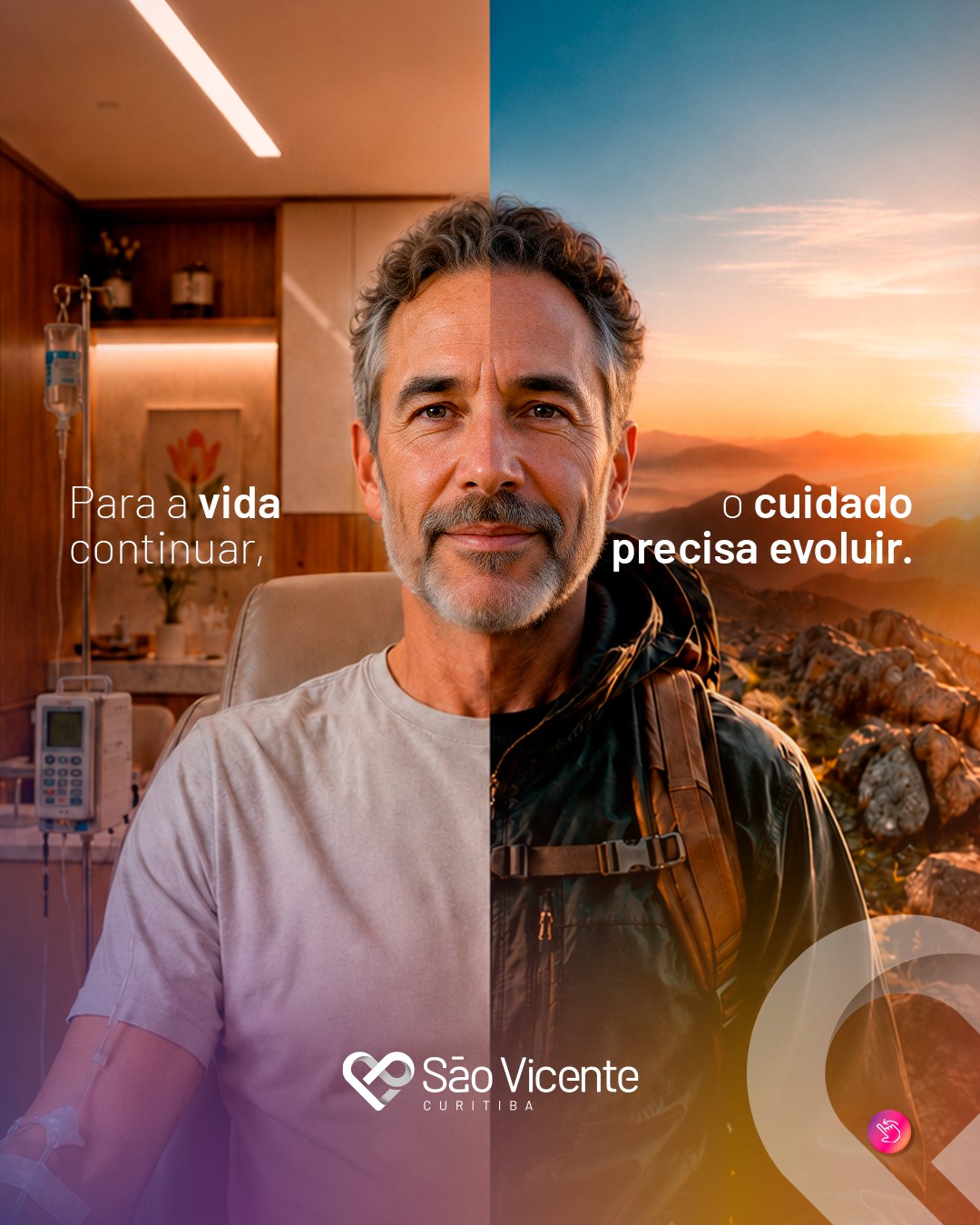 KV for the For life to go on campaign, Oncology Center at Hospital São Vicente