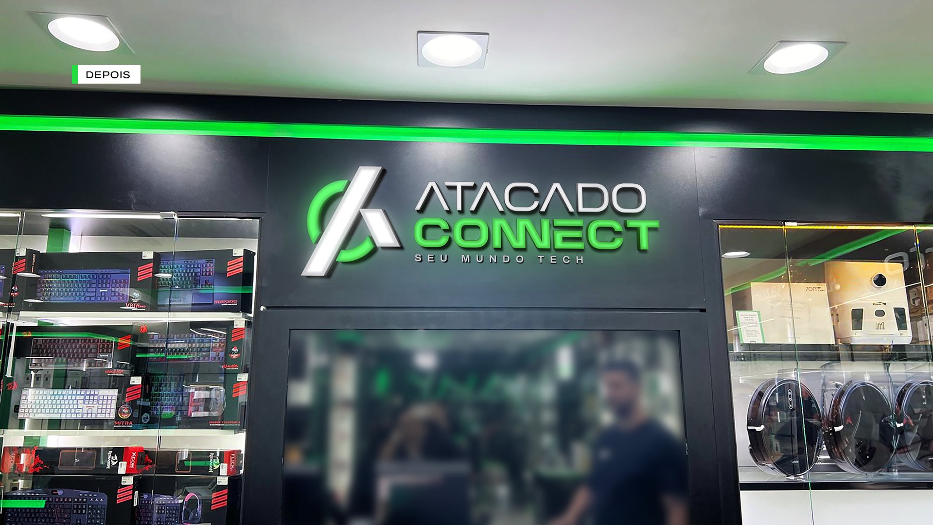 Atacado Connect, Wayfinding e comunicação visual: peça 2