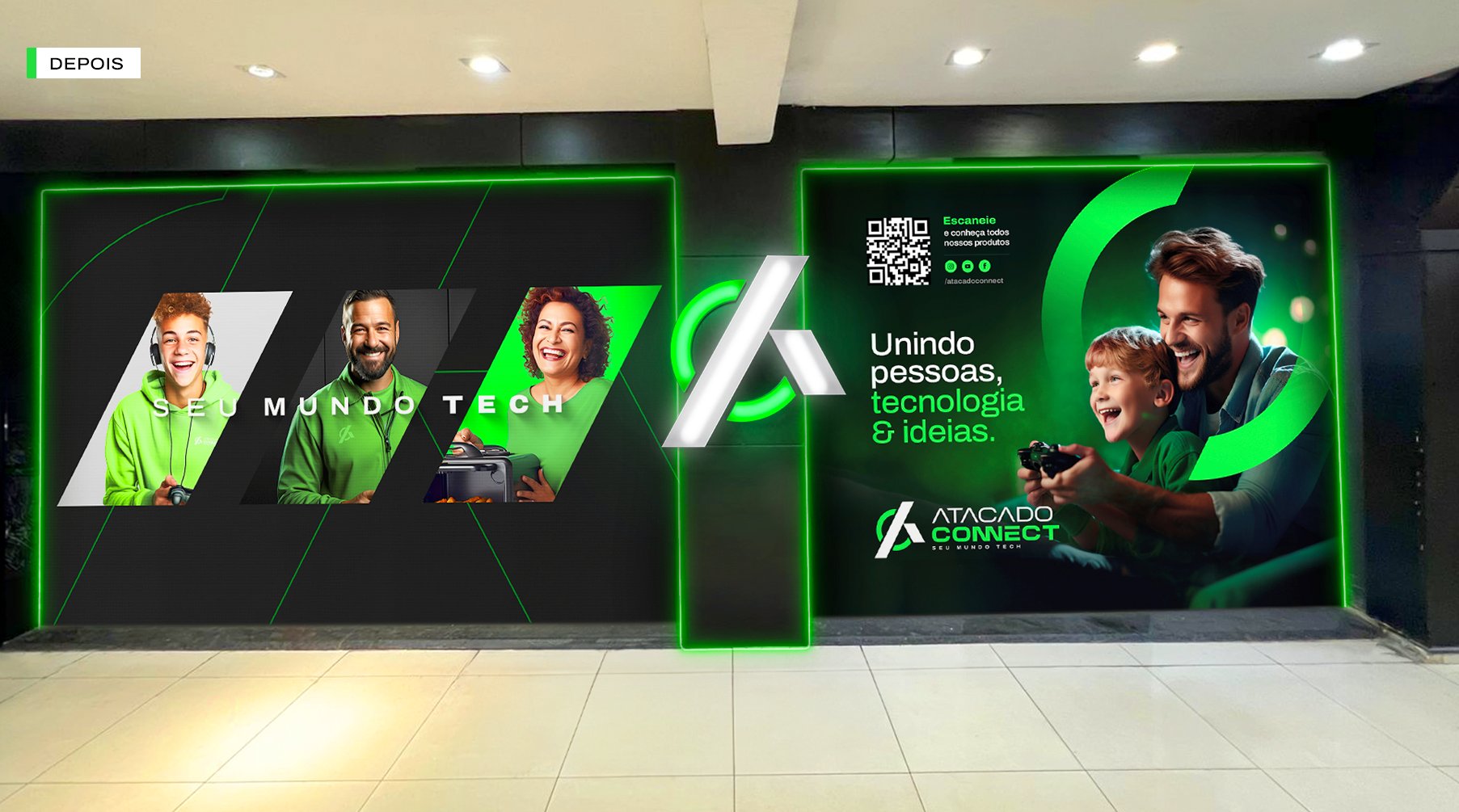 Atacado Connect, Wayfinding e comunicação visual: peça 7