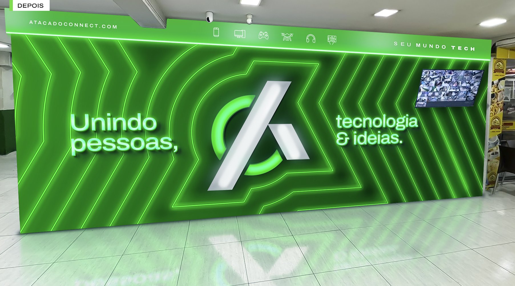 Atacado Connect, Wayfinding e comunicação visual: peça 8
